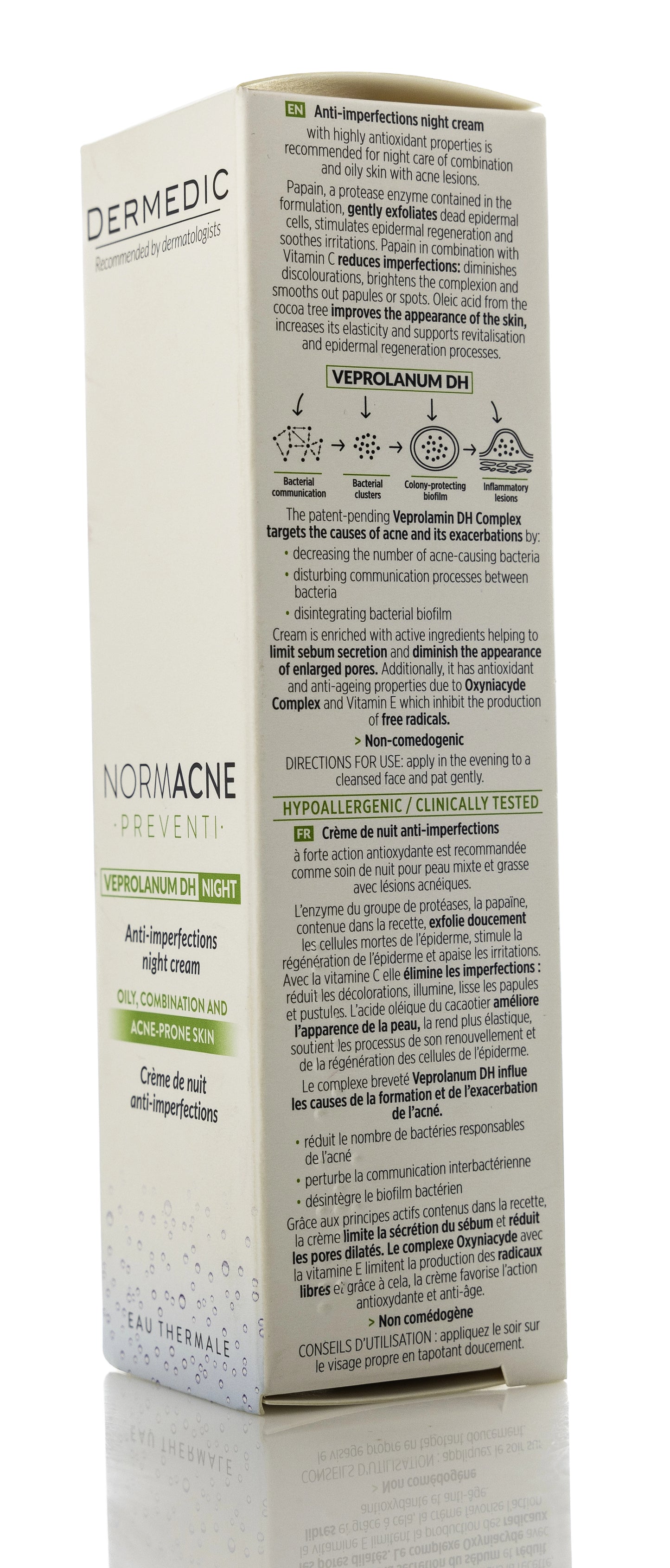 Dermedic Normacne Preventi Veprolanum DH Night Anti-Imperfections Night Cream 40 ml