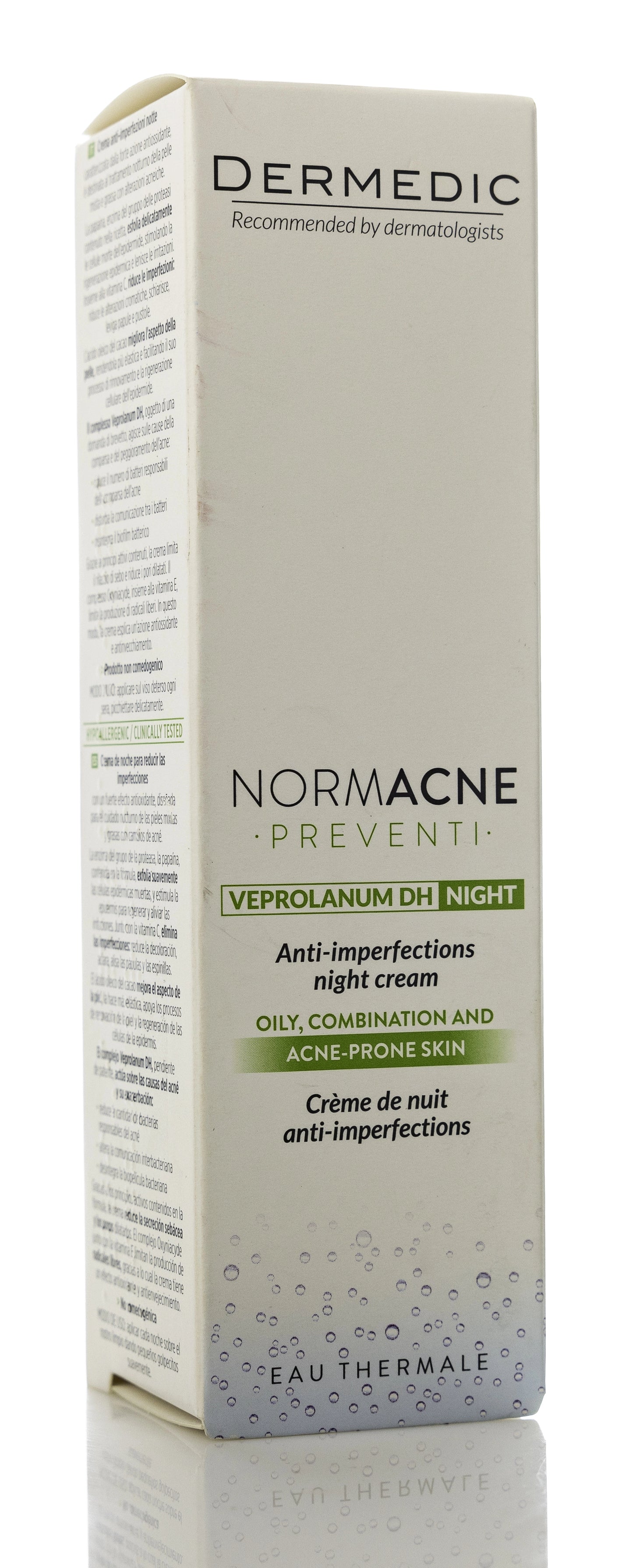 Dermedic Normacne Preventi Veprolanum DH Night Anti-Imperfections Night Cream 40 ml