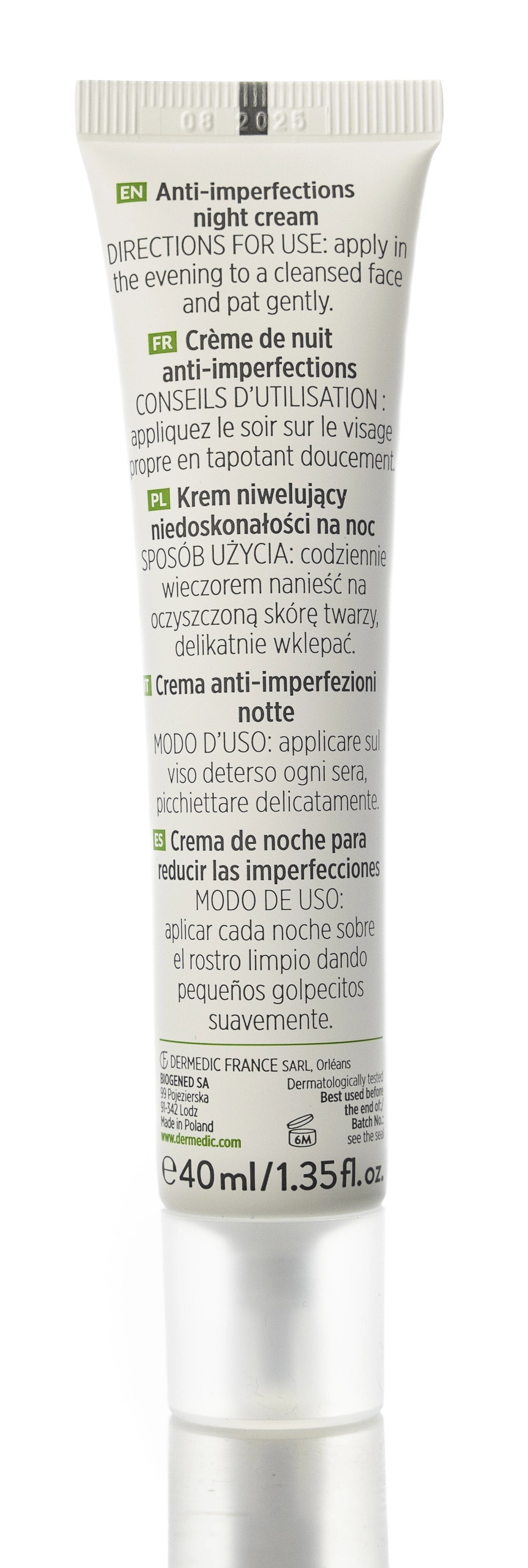 Dermedic Normacne Preventi Veprolanum DH Night Anti-Imperfections Night Cream 40 ml