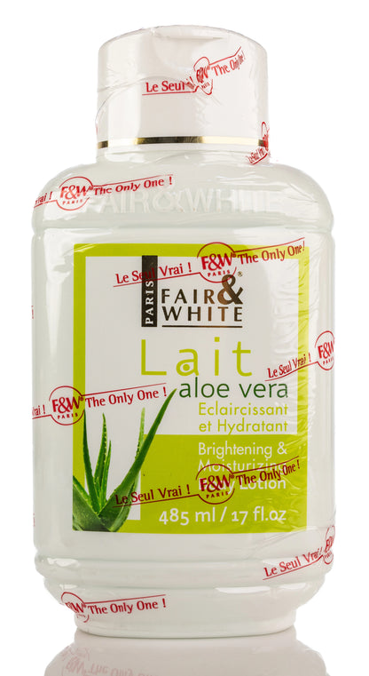 Fair And White Lait Aloe Vera Brightening and Moisturizing Body Lotion 485 Ml
