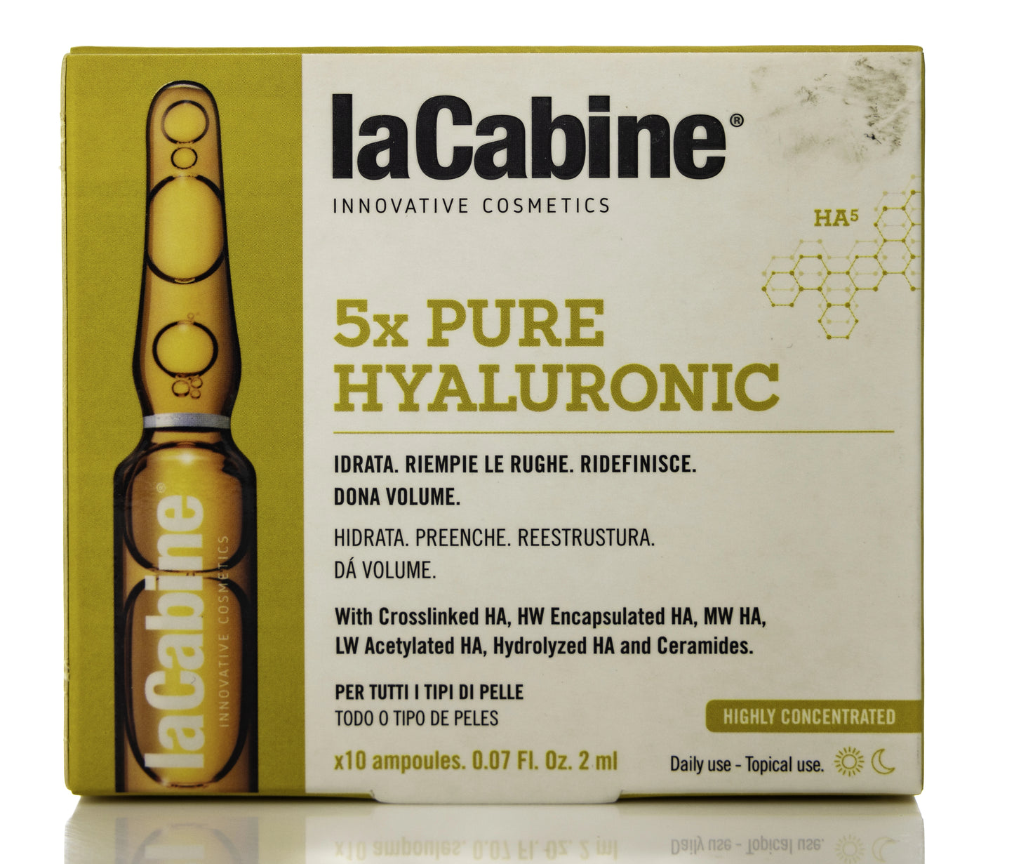 Lacabine 5Xpure Hyaluronic Ampule 10X2 Ml