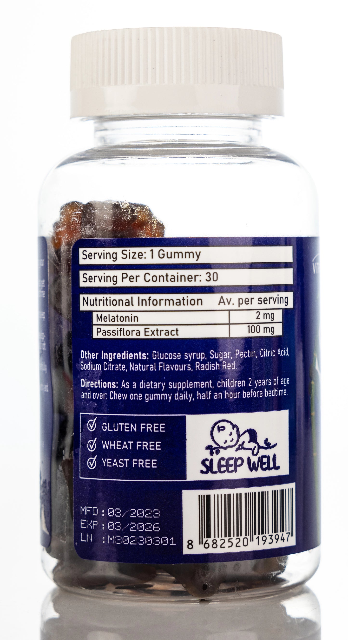 Vitron Melatonin Sleep Well 30 Gummies