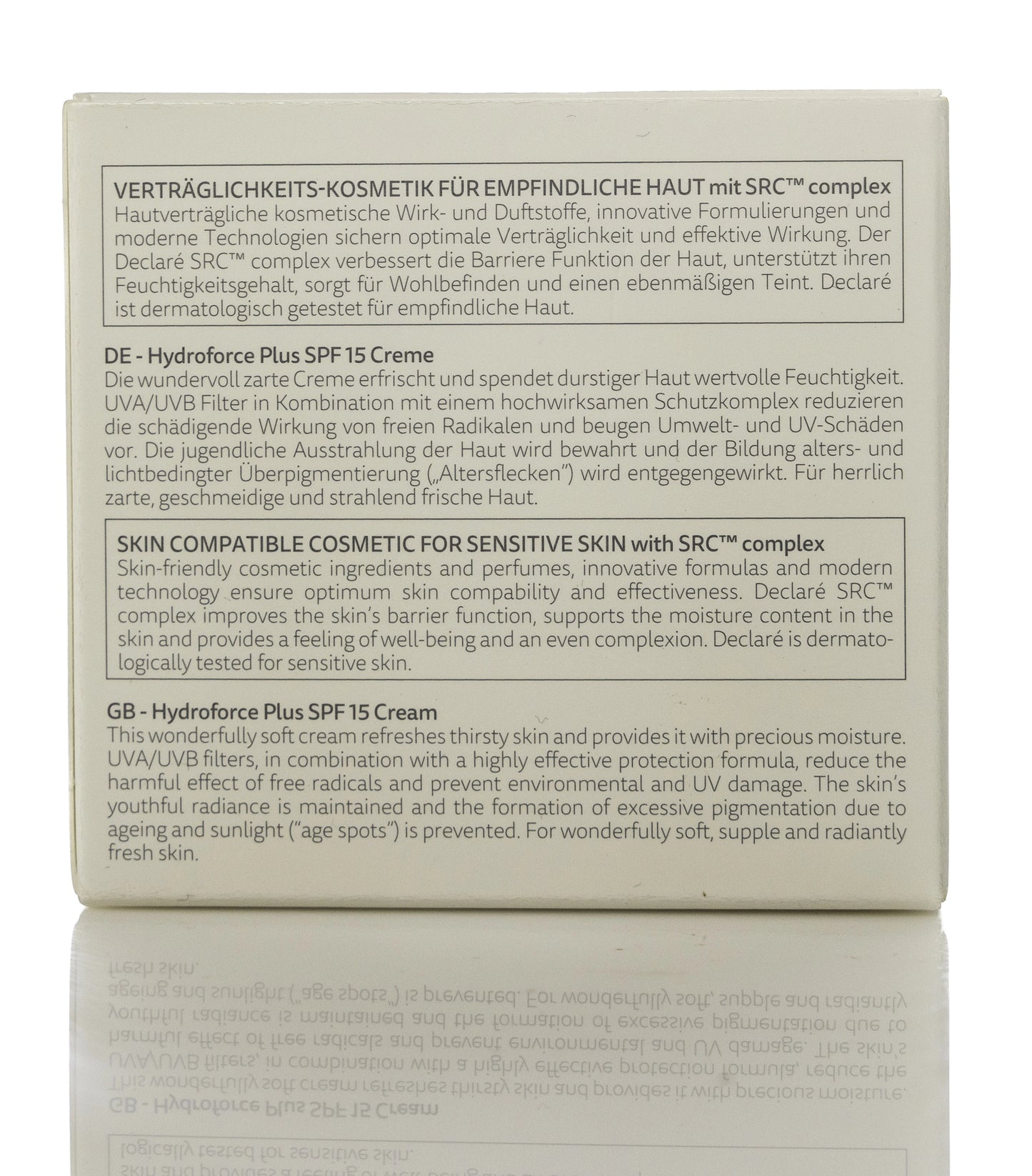 Declaré Hydro Balance Hydroforce Plus SPF 15 Cream 50 ml
