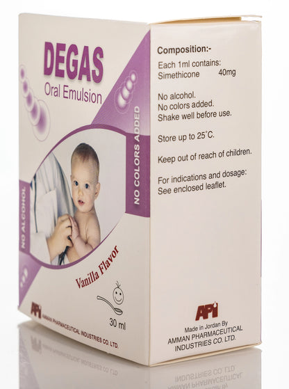 Degas Oral Emulsion Drops 30Ml