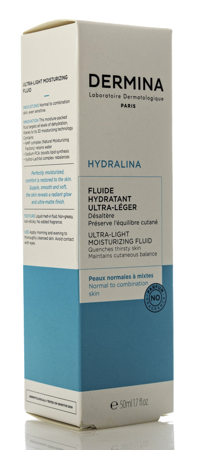 Dermina Hydralina Ultra Light Moisturizing Fluid 40 Ml
