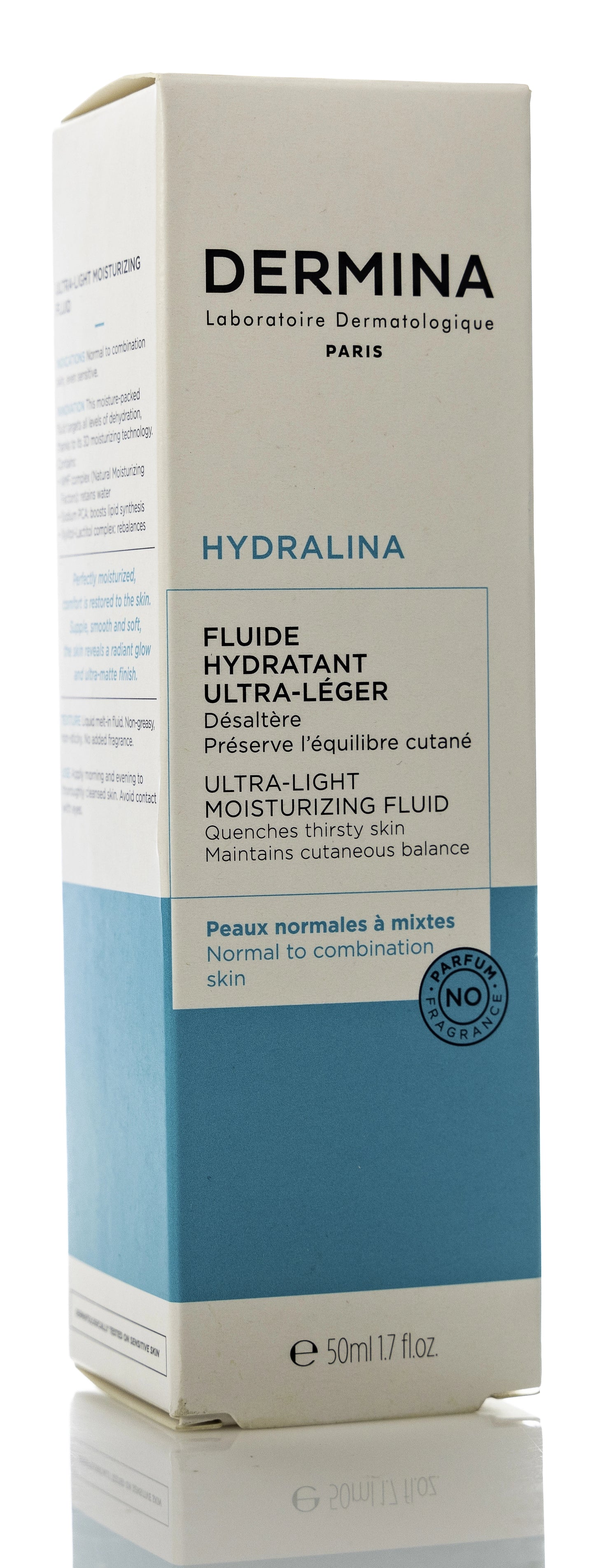 Dermina Hydralina Ultra Light Moisturizing Fluid 40 Ml