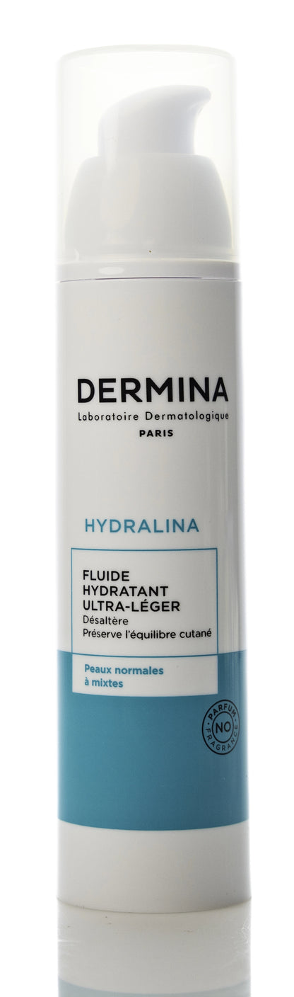 Dermina Hydralina Ultra Light Moisturizing Fluid 40 Ml