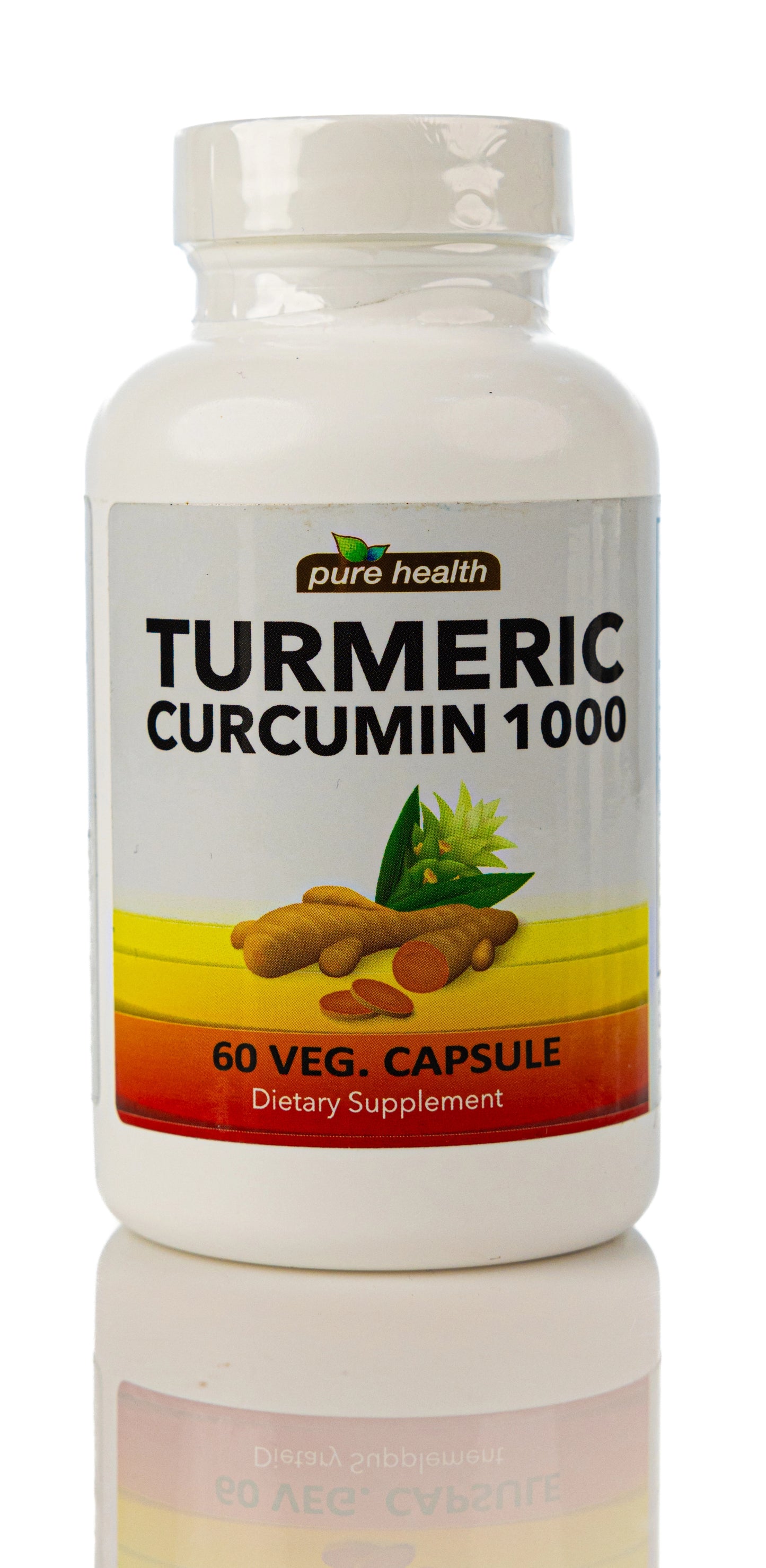 Pure Health Turmeric Curcumin 1000mg 60 Capsules
