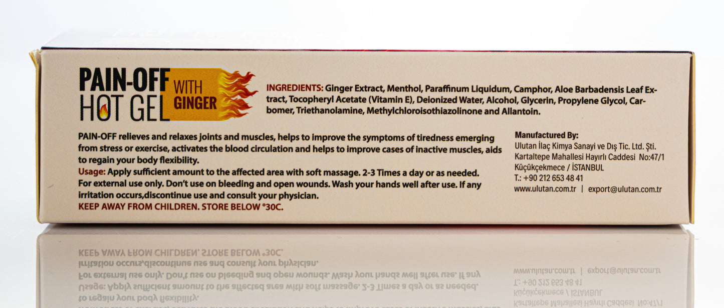 Pain-Off Hot Gel [with Ginger] 100Gm
