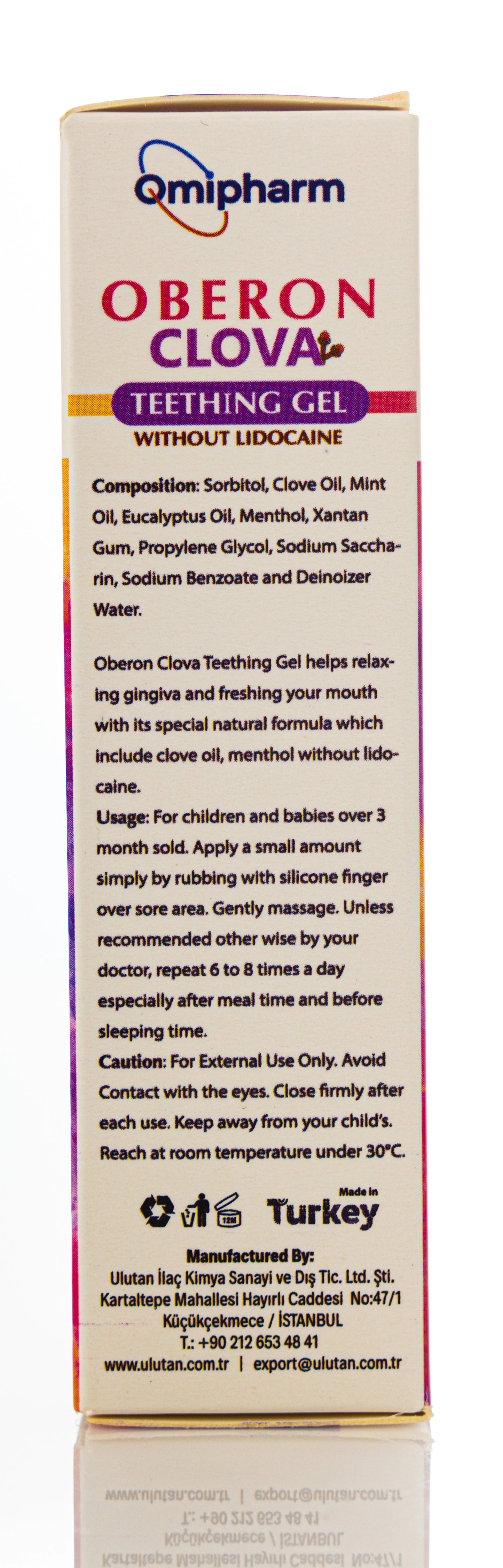 Oberon Clova Teething Gel 30Ml