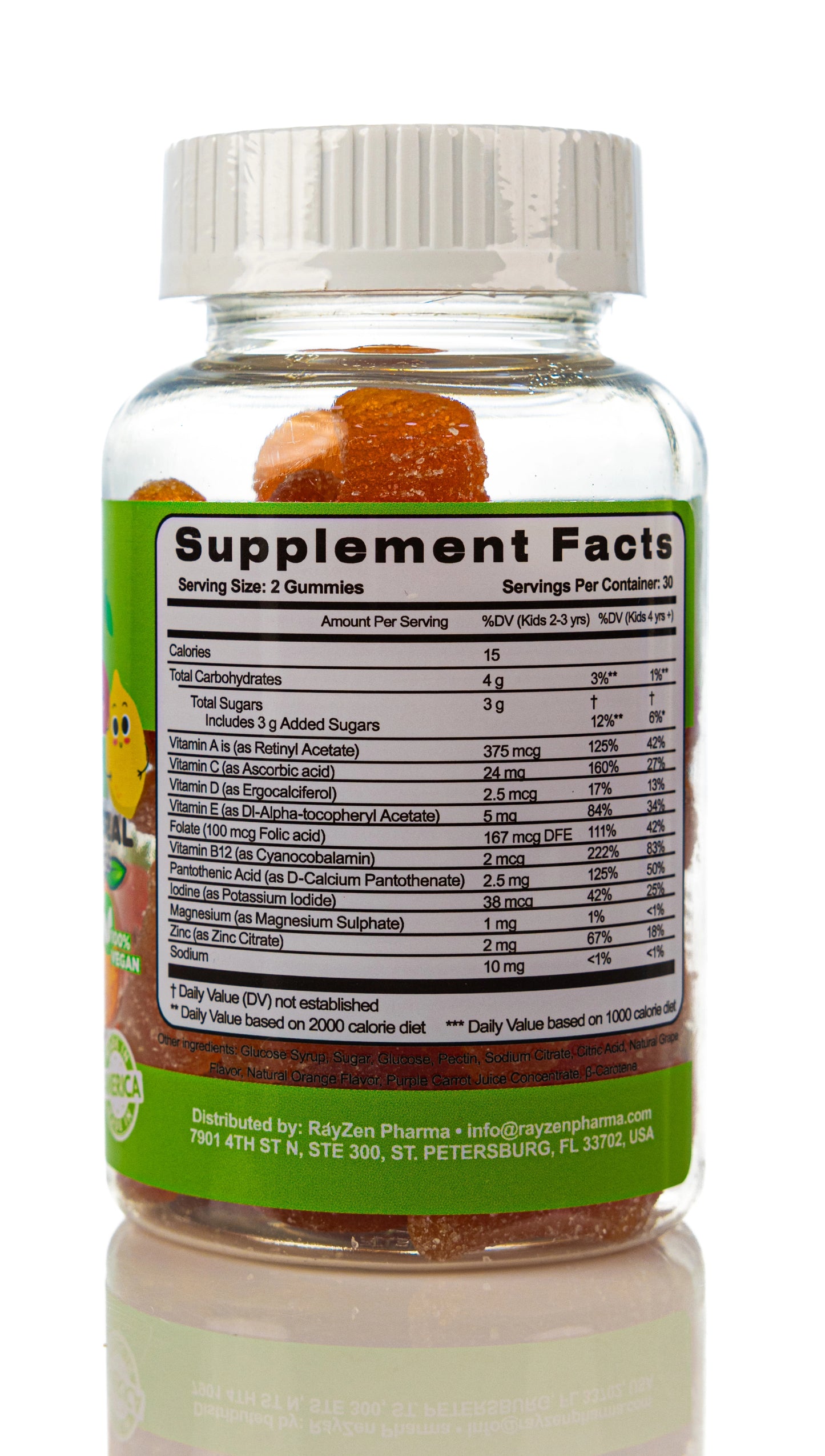 Hub Nutrition Kids Multi Vitamin & Mineral 60 Gummies