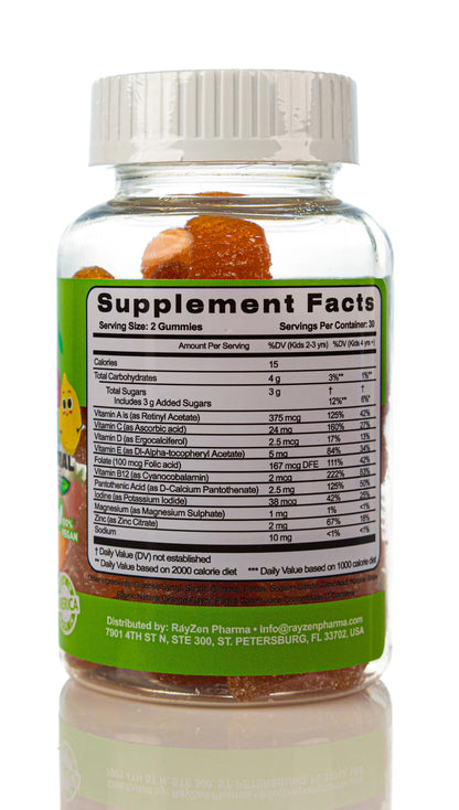 Hub Nutrition Kids Multi Vitamin & Mineral 60 Gummies