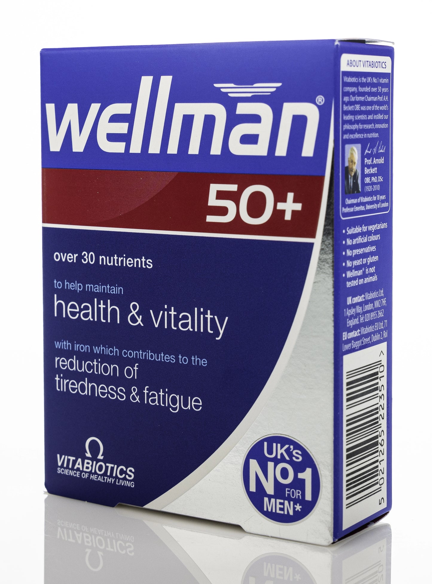 Vitabiotics Wellman 50+ 30 Tablets
