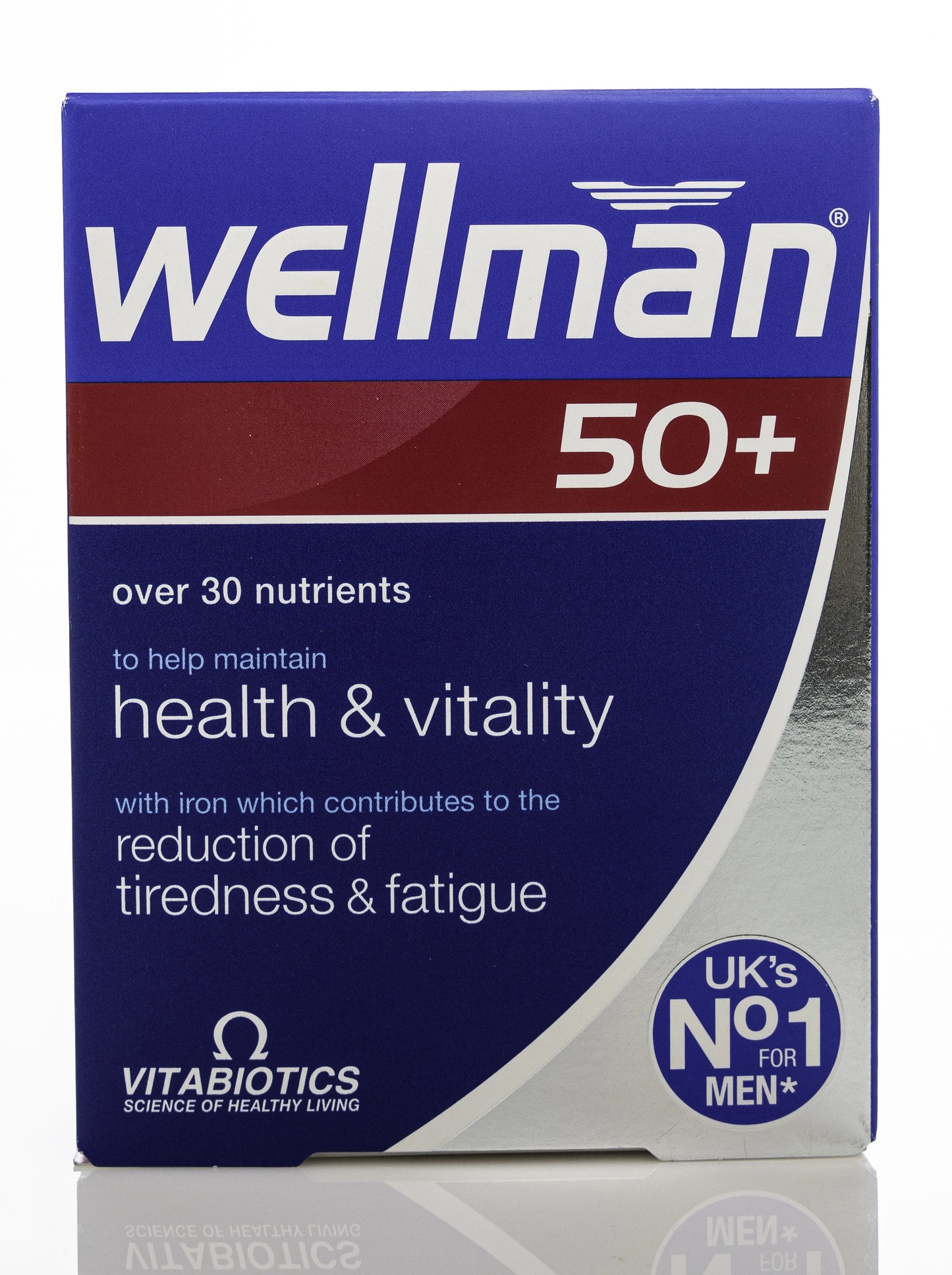 Vitabiotics Wellman 50+ 30 Tablets