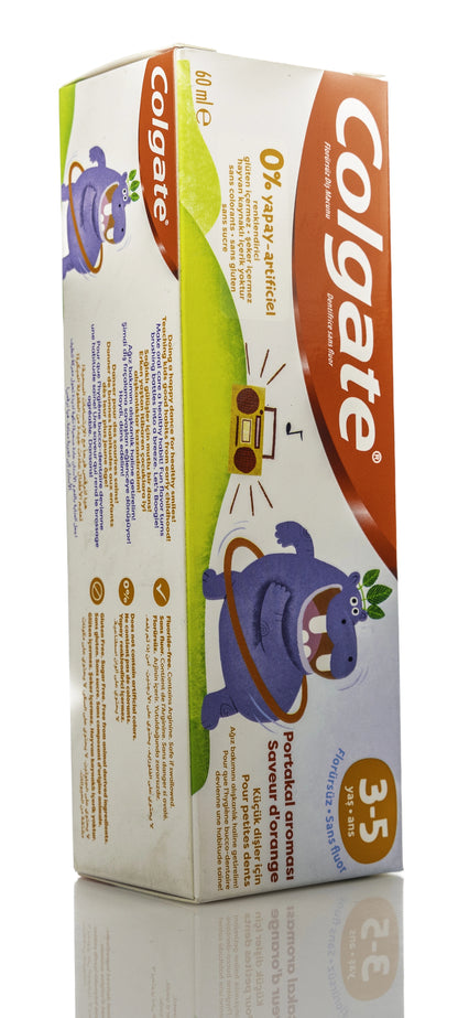 Colgate Zero kids 3-5 Years [Orange] Toothpaste 60Ml