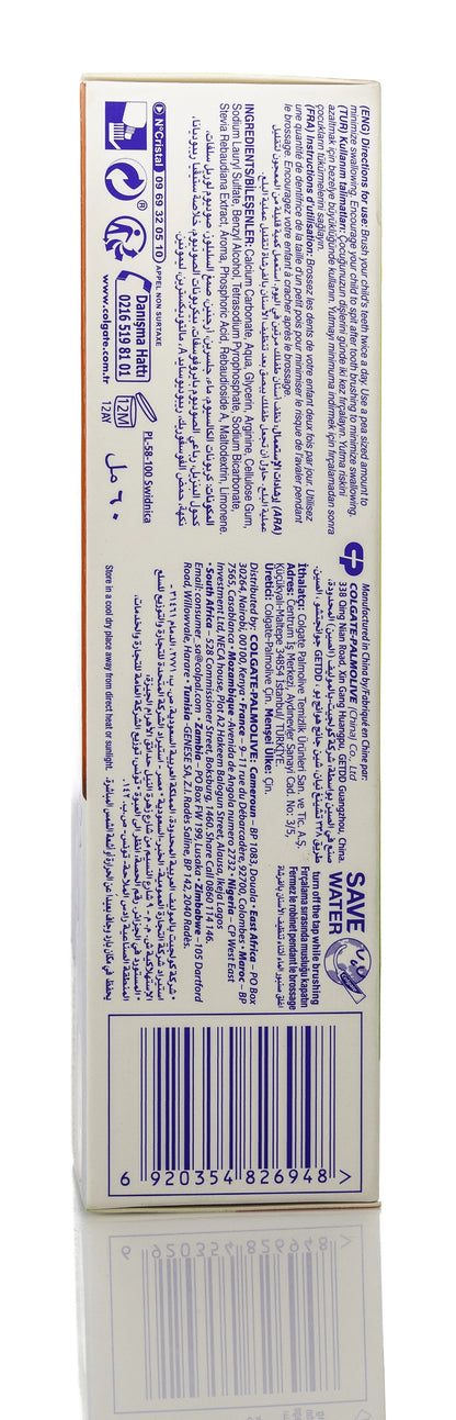 Colgate Zero kids 3-5 Years [Orange] Toothpaste 60Ml