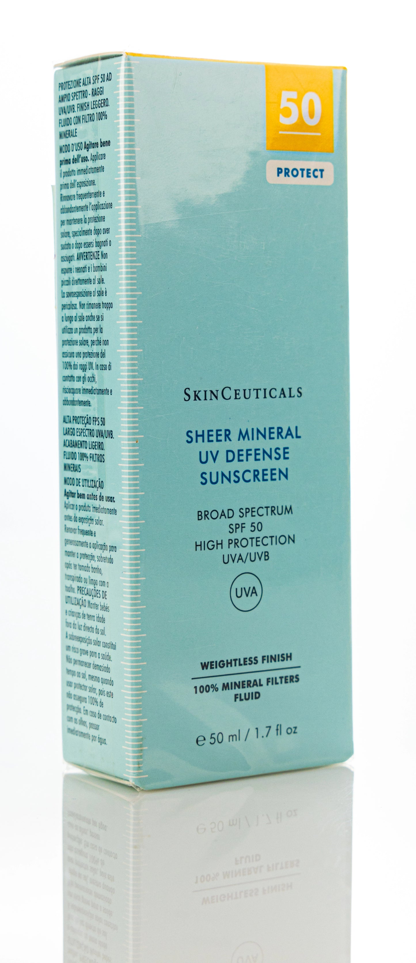 SkinCeuticals Protect Sheer Mineral UV Defense Sunscreen SPF 50 Fluid 50 Ml