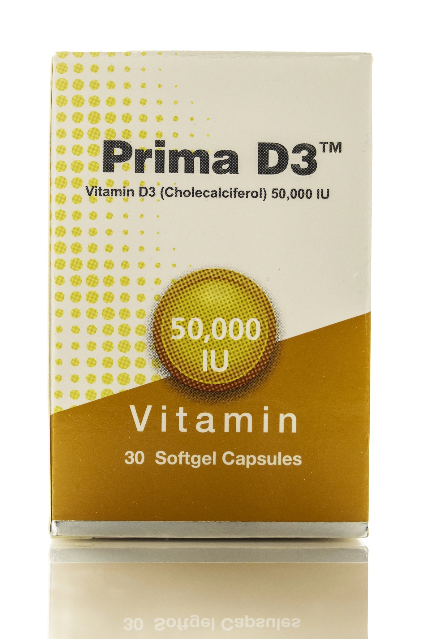 Prima Vitamin D3 50000 IU 30 Capsules