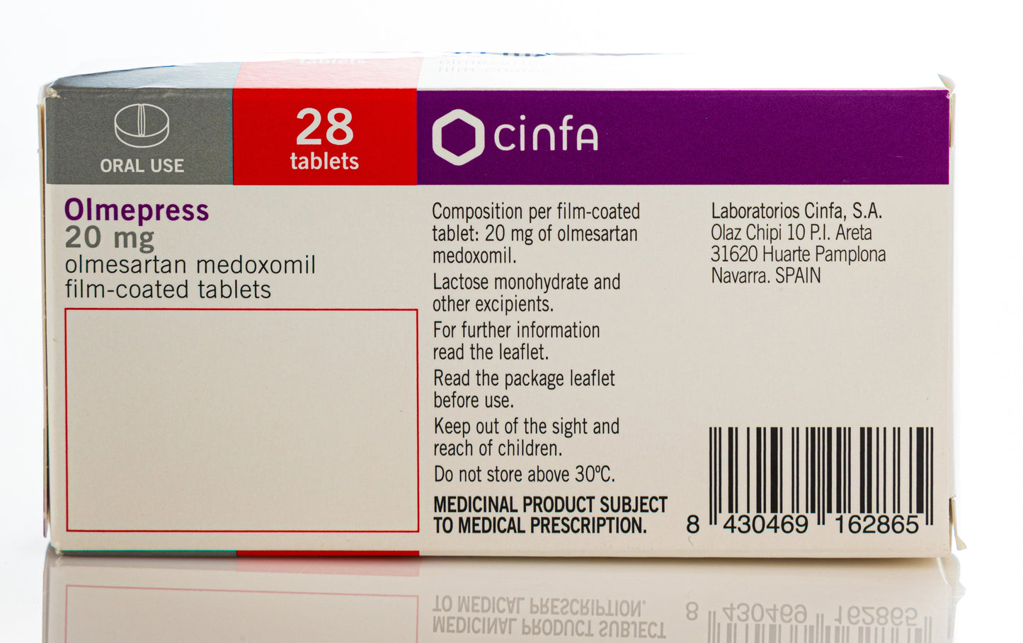 Olmepress 20Mg 28 Tablets