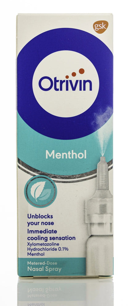 Otrivin 0.1% Menthol Spray 10Ml