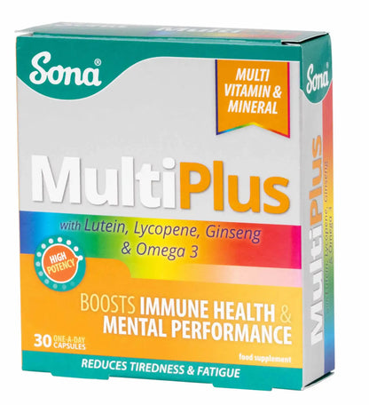 Sona Multiplus multivitamin &Mineral 30 Capsules