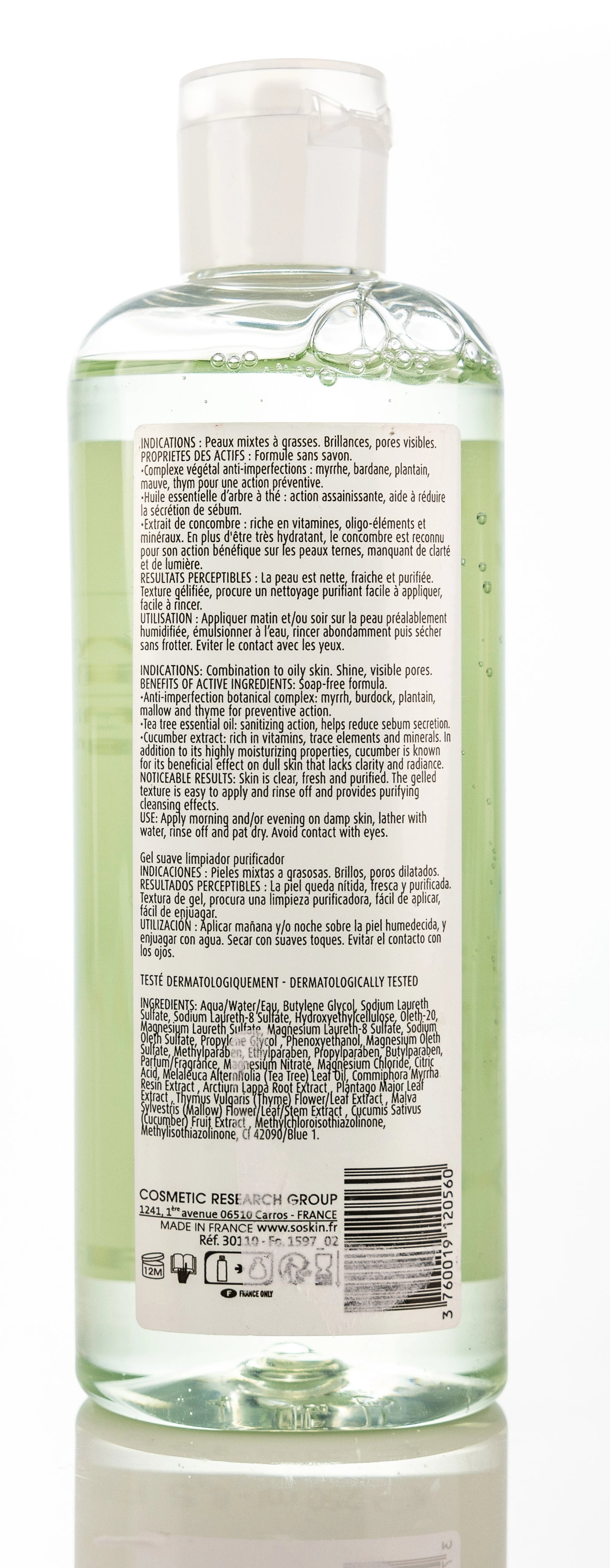 Soskin Purifying Cleansing Gel 250 ml