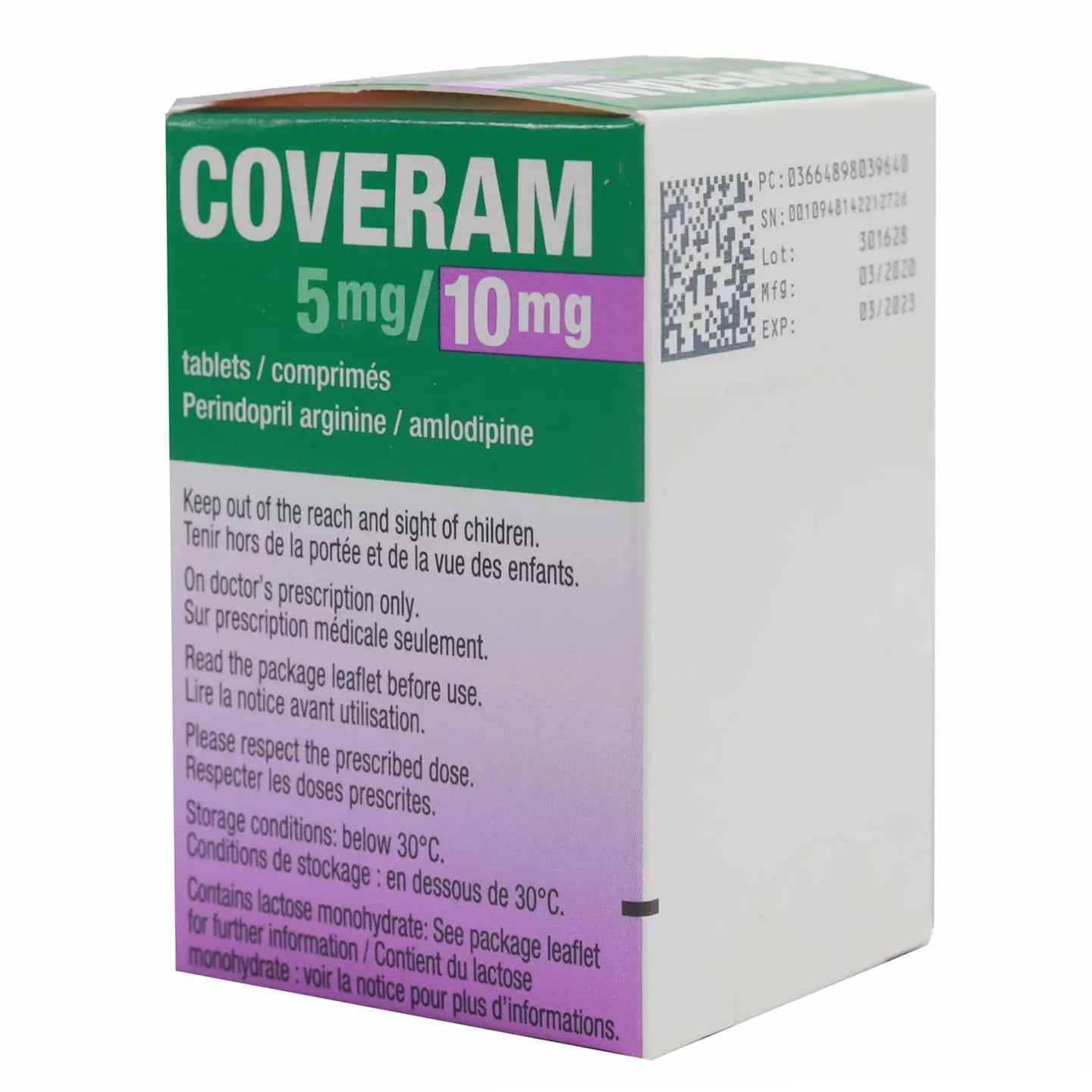 Coveram 5/10Mg 30 Tablets