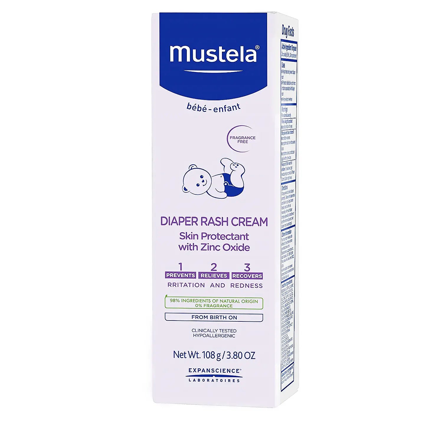 Mustela Vitamin Barrier Cream 100 Gm