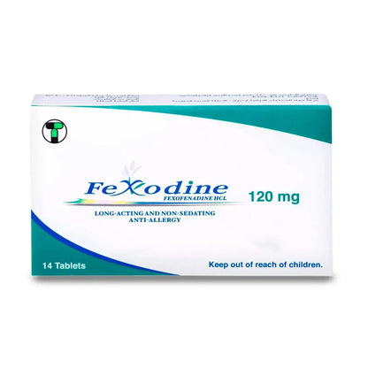 Fexodine 120Mg 14 Tablets