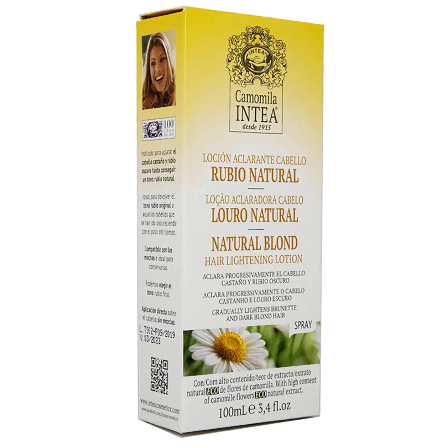 Camomila Intea Natural Blond Hair Lightening Lotion Spray 100 Ml
