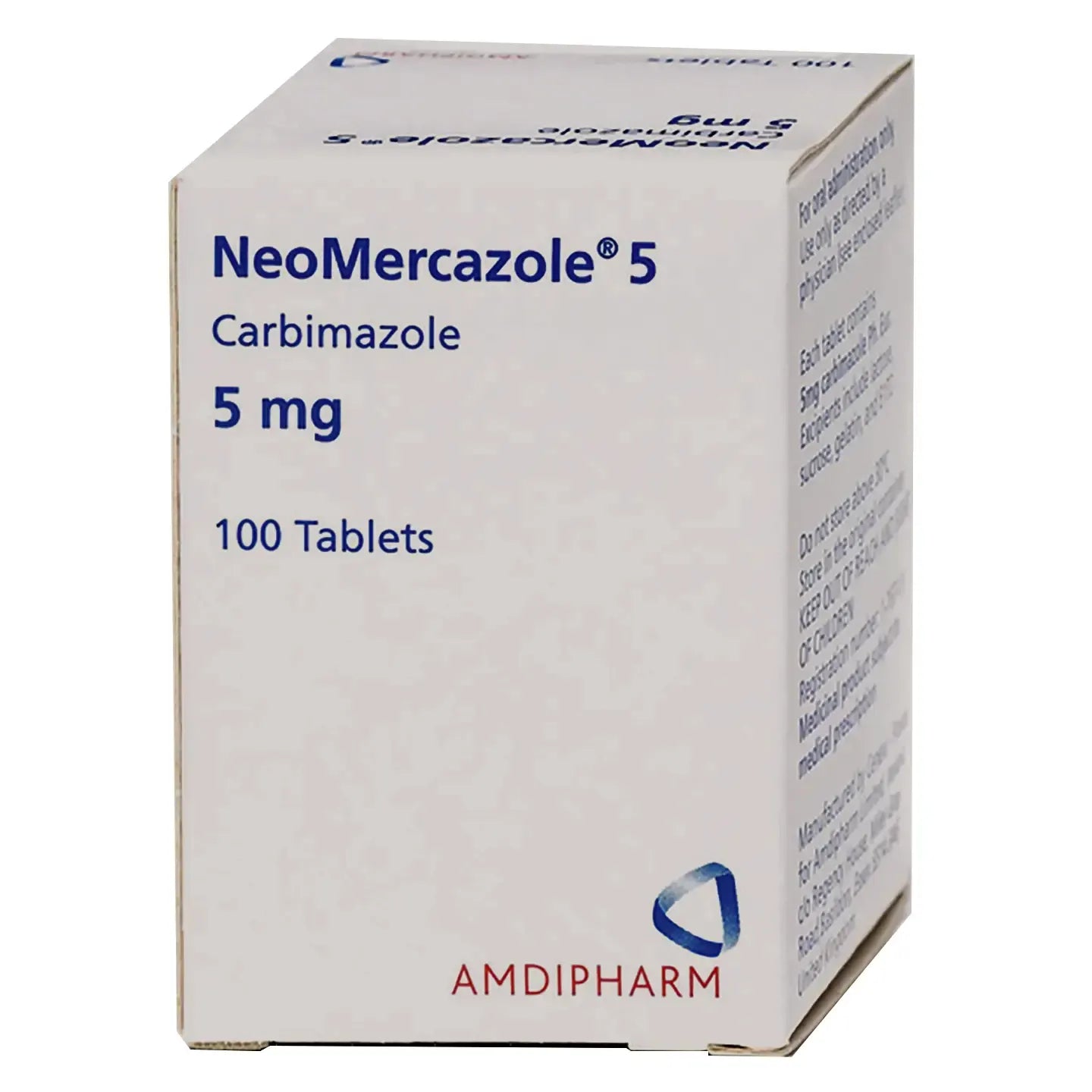 Neo Mercazole 5 Mg 100 Tablets