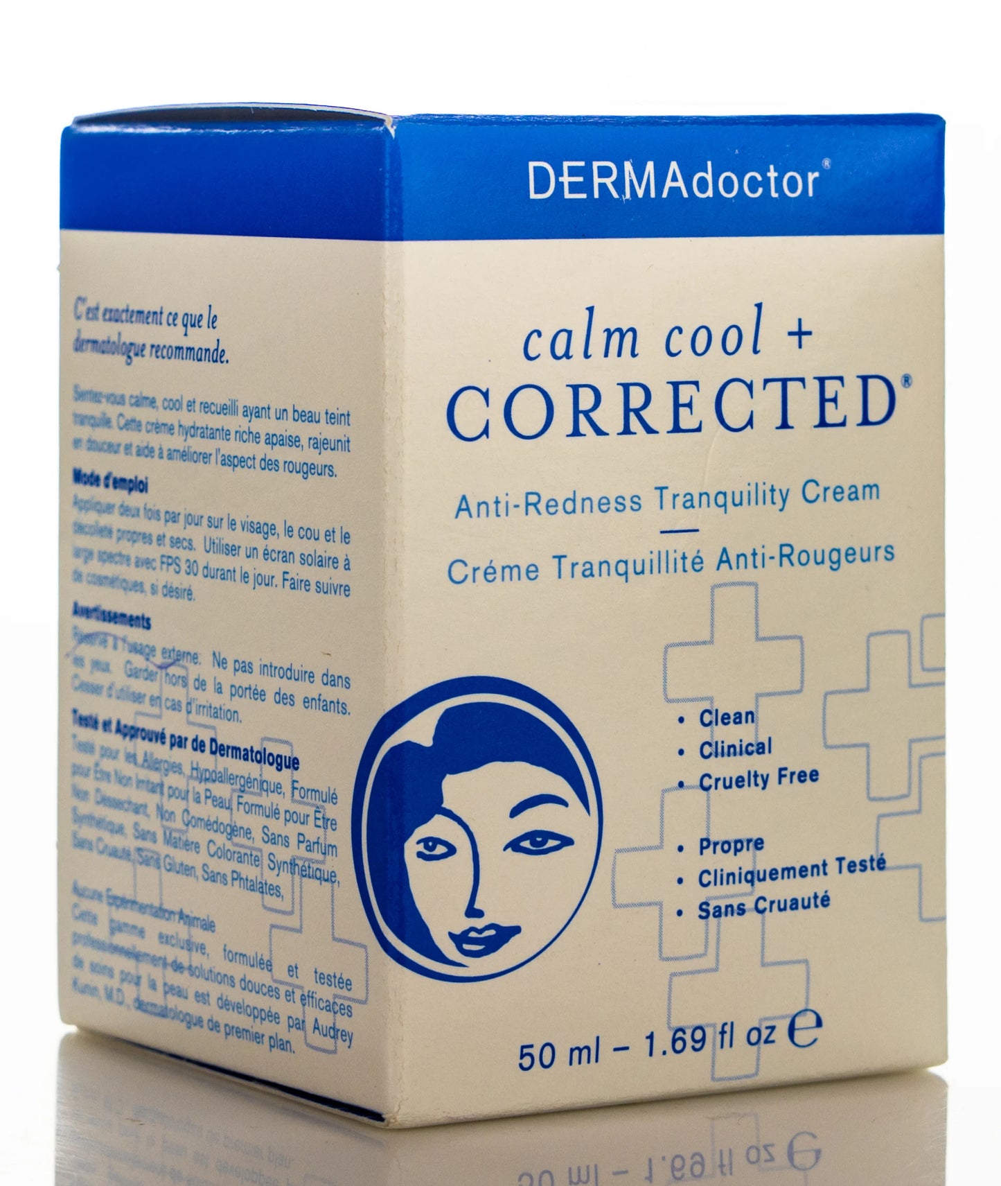 DERMAdoctor Calm Cool & Corrected Anti-Redness Tranquility Cream 50 Ml