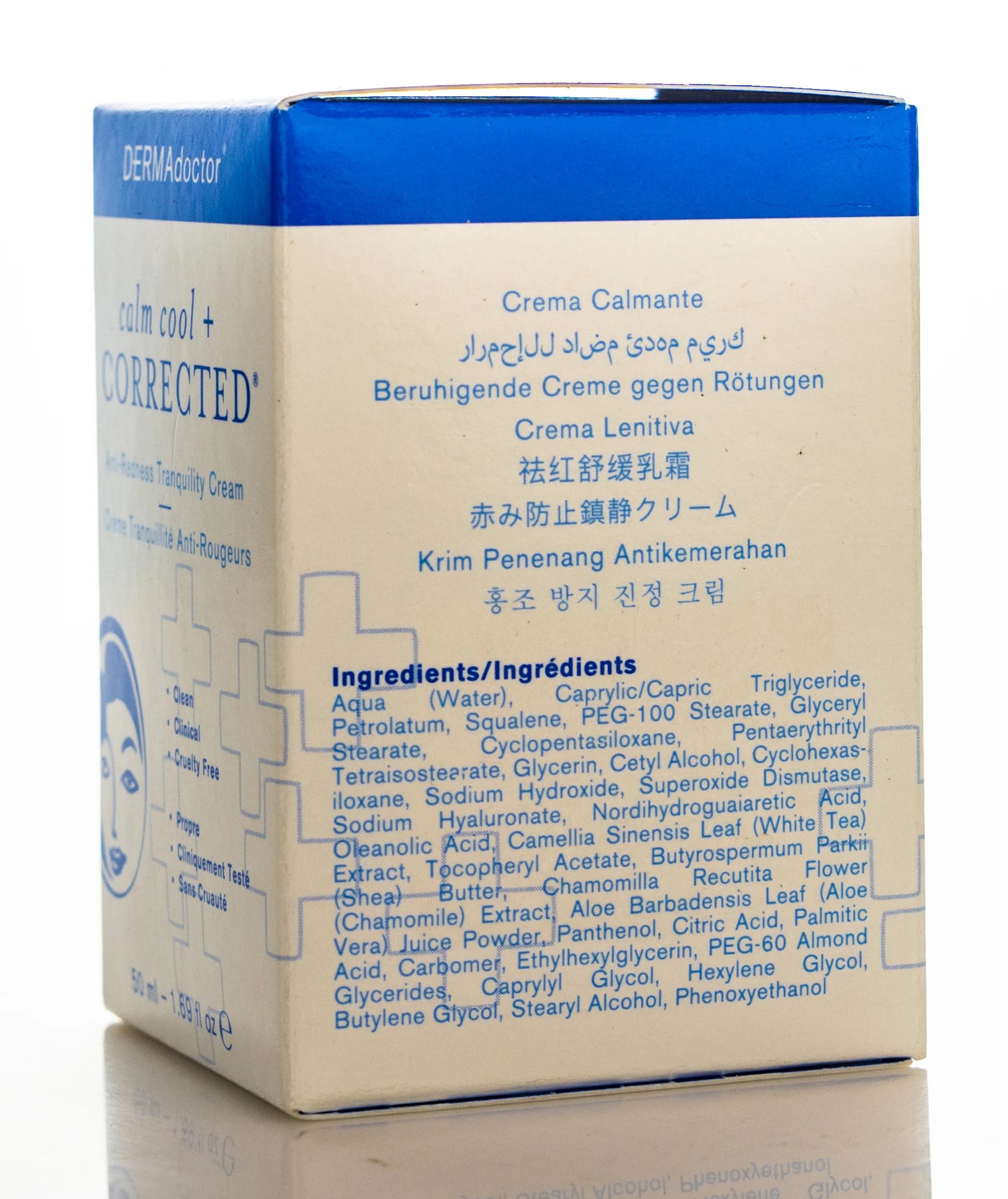 DERMAdoctor Calm Cool & Corrected Anti-Redness Tranquility Cream 50 Ml