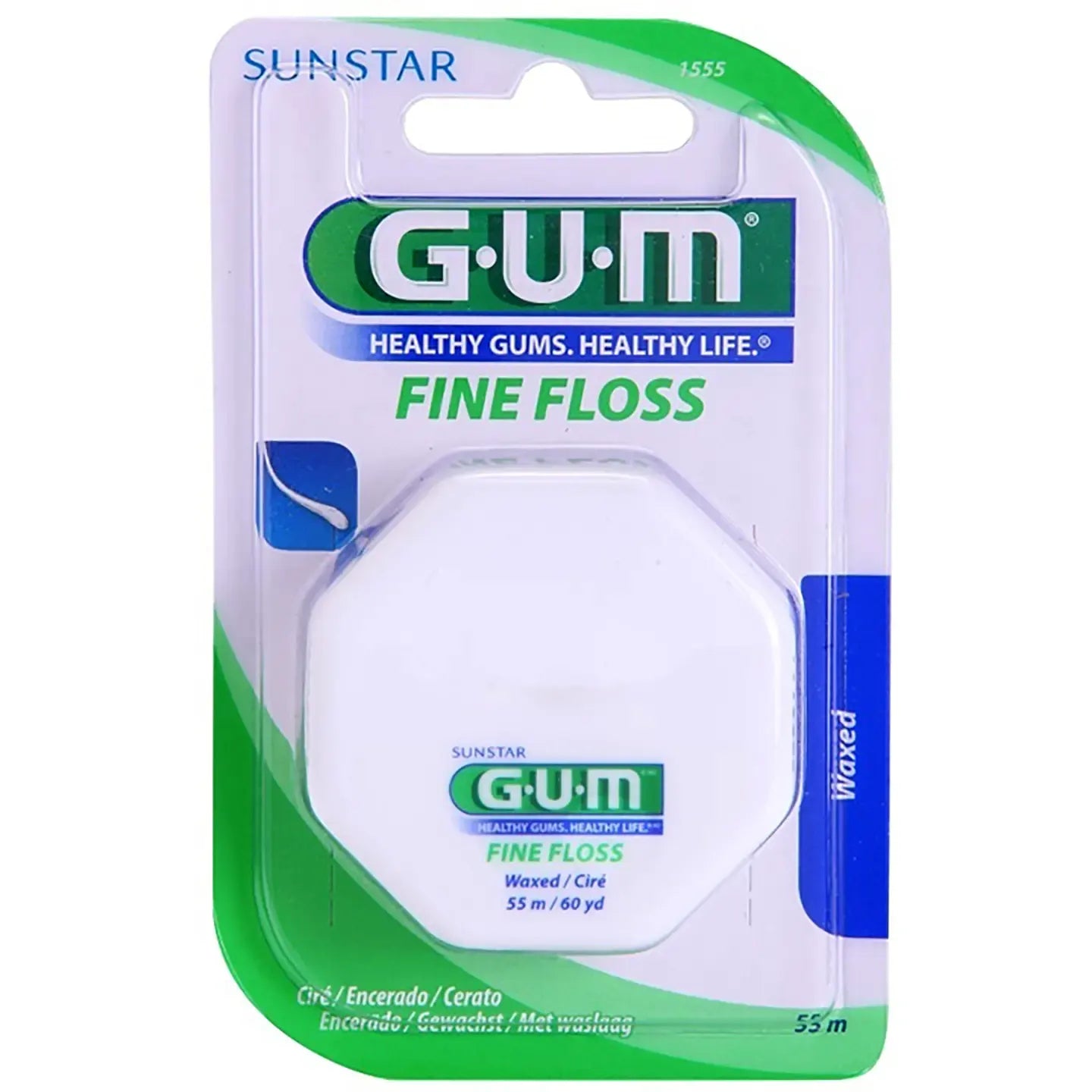 Gum Floss Fine Waxed 1555
