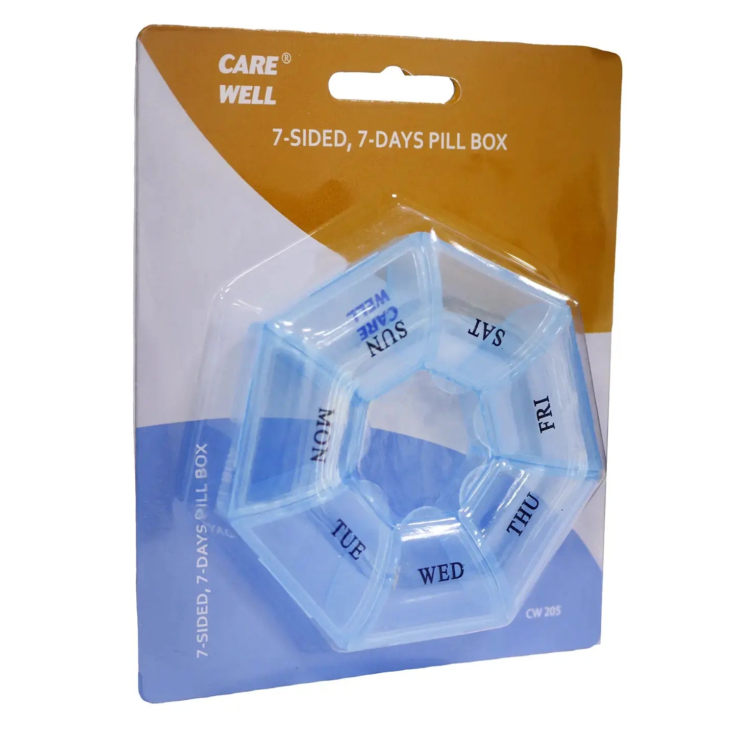 Care Well 7 Sided 7 Days Pill Box [205]