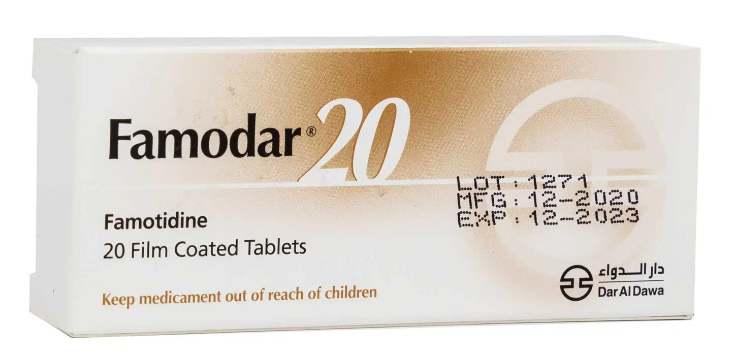 Famodar 20Mg 20 Tablets
