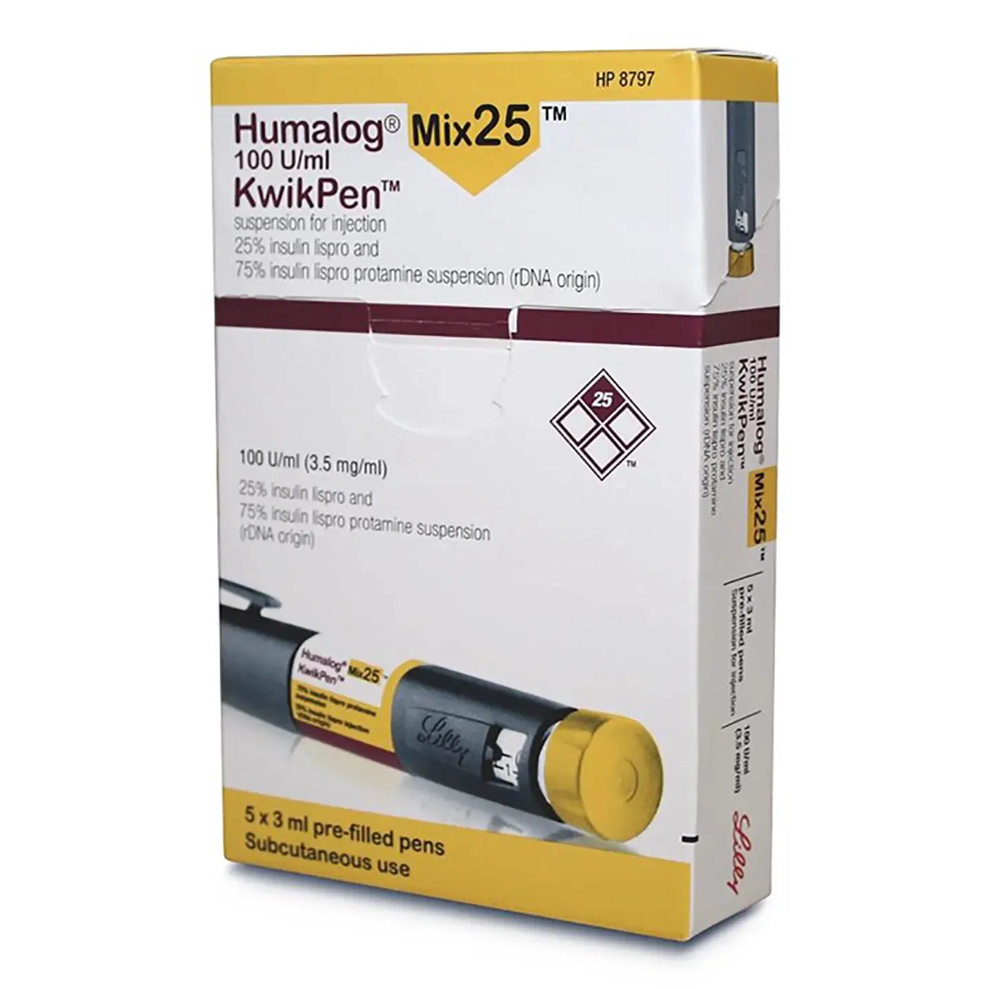 Humalog Mix 25  [100IU/Ml] 5Pens/3ML