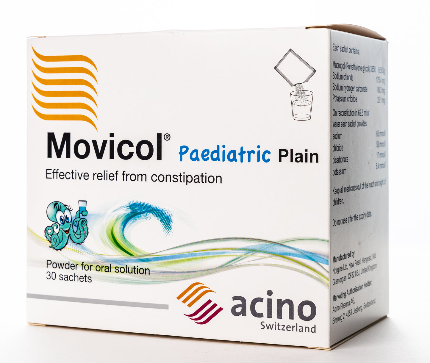 Movicol Pediatric Plain 30 Pieces