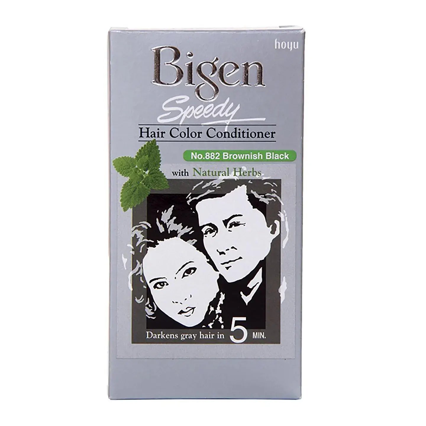 Bigen Speedy Hair Color  Conditioner Brown Black 882 Cream 40 G