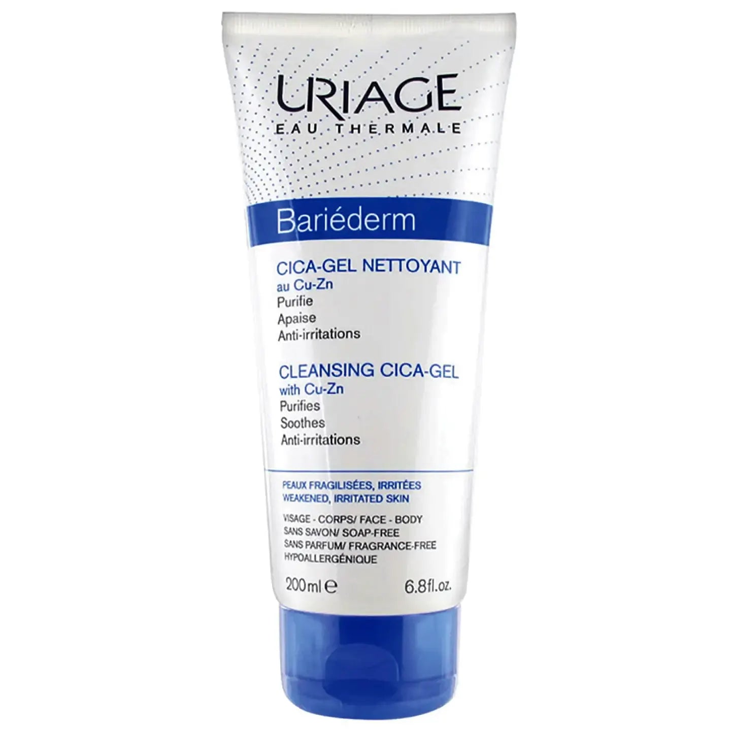 Uriage Bariéderm-CICA Cu-Zn Cleansing Gel 200 ml