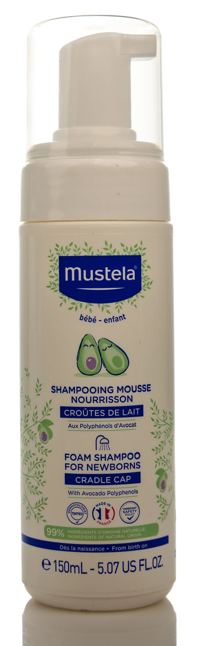 Mustela New Born Foam shampoo 150 Ml