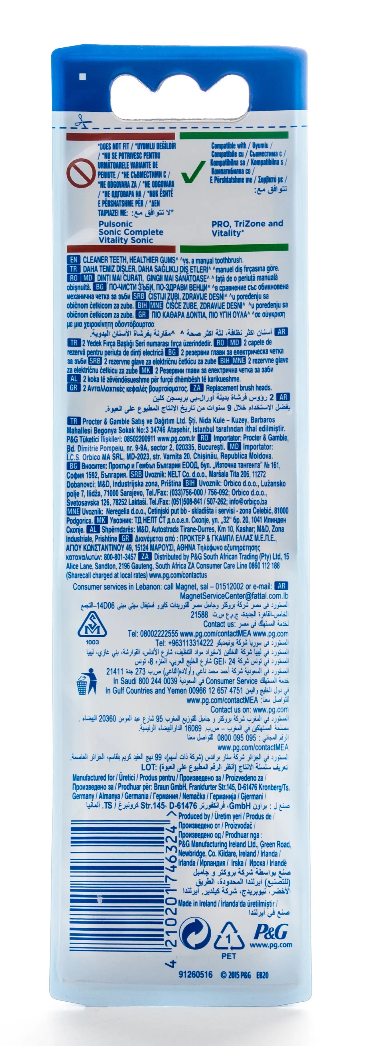 Oral-B Braun Precision Clean 2 Brush Heads