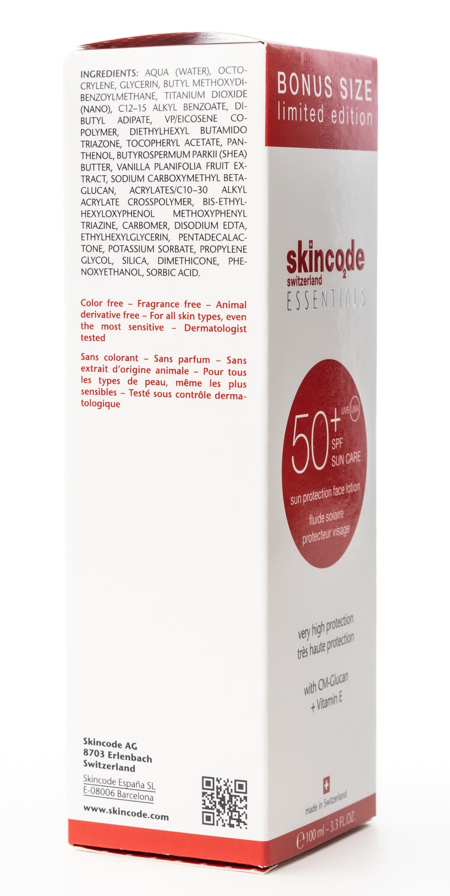 Skincode Sun Protect Spf 50+ Face Lotion 100 ml