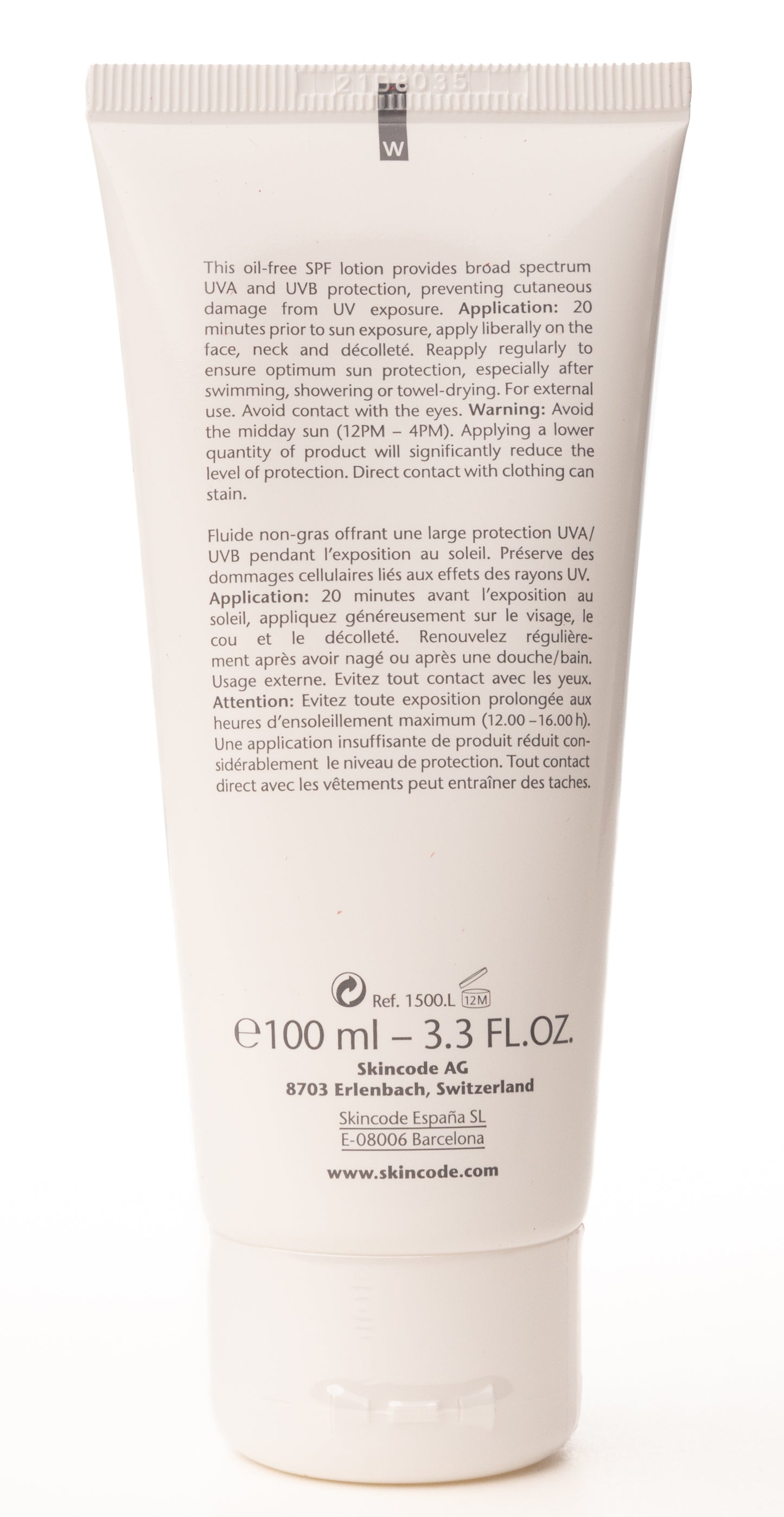 Skincode Sun Protect Spf 50+ Face Lotion 100 ml