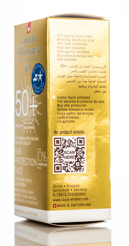 Louis Widmer  Sun Protect Face Spf 50+ Cream 50 Ml