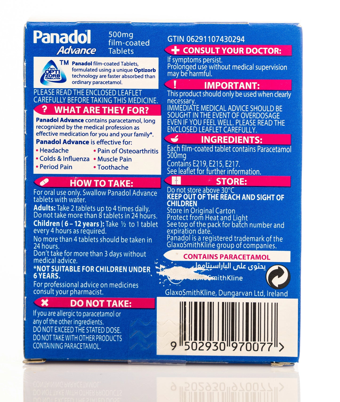Panadol Advance 48 Tablets