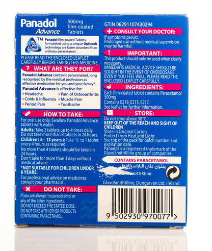 Panadol Advance 48 Tablets