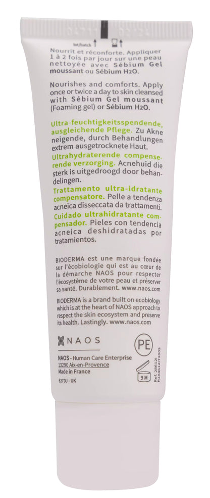 Bioderma Sébium Hydra Ultra-Moisturising Compensating Care Cream 40 Ml