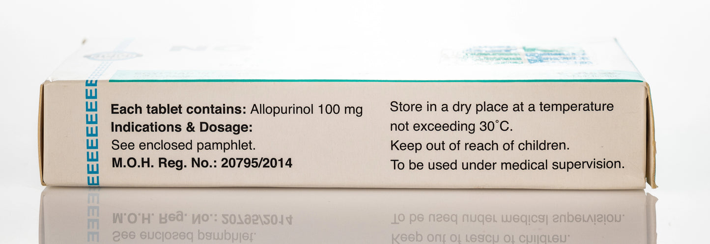 No Uric 100 Mg 50 Tablets