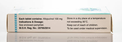 No Uric 100 Mg 50 Tablets